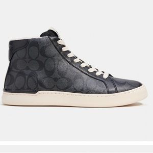 Coach Outlet Mens Clip Signature High Top Sneaker 9.5 no box NEW